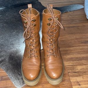 Michael Kors combat boots